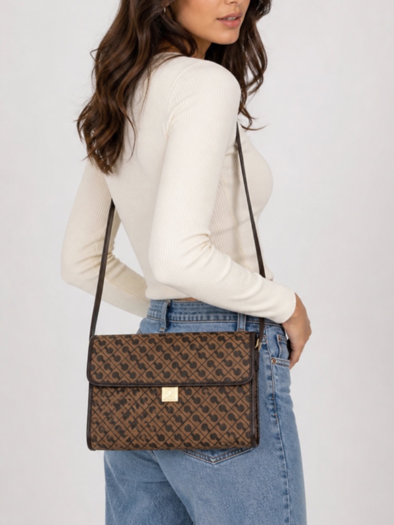 Gheradini Firenze Brown Crossbody Bag